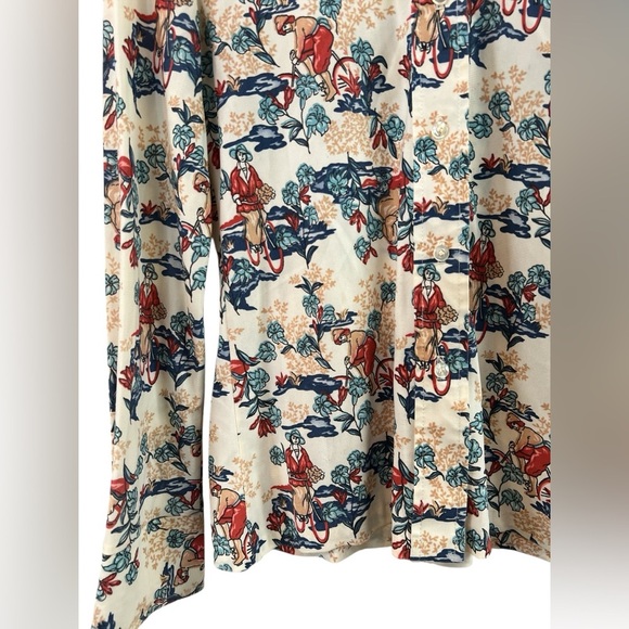 Vintage cottage core long sleeve button down blouse - Picture 3 of 4